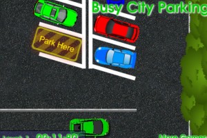 Jeu parking voiture busy city